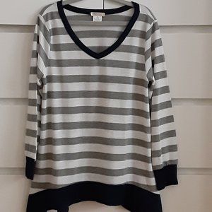 SALLY MILLER COUTURE - Striped V neck Tunic - girls size 14-16